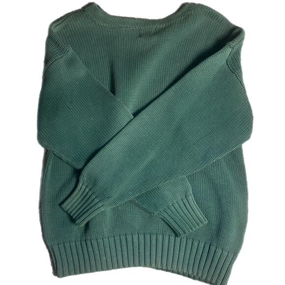 Gap hunter green vintage sweater with flaws - Picture 4 of 7